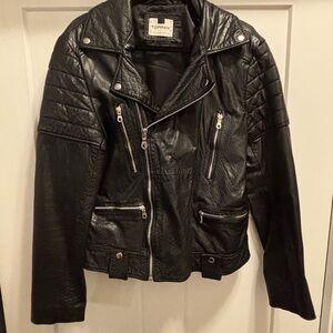Topman Black Biker Jacket